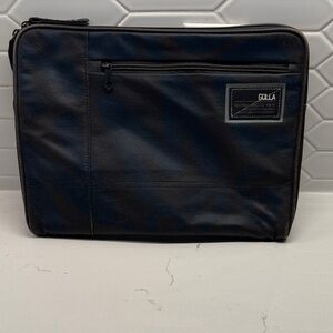 Golla Black (with Blue) Laptop Sleeve with Front Zip Pocket